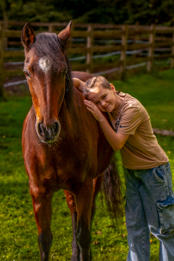 Pferdeshooting mit Kind